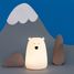 Veilleuse Téo Ours avec télécommande L-BEAWHITER Little L 6