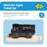Locomotive de manœuvre noire à pile BJT311 Bigjigs Toys 5