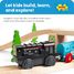 Locomotive de manœuvre noire à pile BJT311 Bigjigs Toys 6
