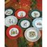 Assiette Pierre Lapin Noël avec Jeannot 20 cm PJ-BP925N Petit Jour 3