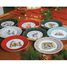 Assiette Pierre Lapin cartes de vœux de Noël 20 cm PJ-BP927N Petit Jour 3