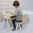 Chaise enfant 2 à 6 ans - Blanc KIDSCHAIRSMALLWH In2wood 3