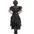 Robe de bal noire Mercredi Addams 152 cm C4629152 Chaks 2
