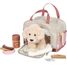 Chien avec sac et kit de soins rose LE12838 Small Foot company 2