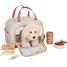 Chien avec sac et kit de soins rose LE12838 Small Foot company 1