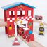 Circuit de train Caserne de pompiers BJT037 Bigjigs Toys 3