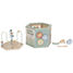 Cube d'activités hexagonal Safari Friends LD7431 Little Dutch 8