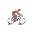Figurine cycliste R Rouleur à peindre FR-R rouleur non peint Fonderie Roger 1