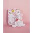 Happy Boho Mini Doudou Lapin rose 17 cm DC3882 Doudou et Compagnie 4
