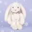 Peluche Lapin Fleurette blanc 25 cm DC4296 Doudou et Compagnie 5