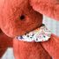 Peluche Lapin Fleurette terracotta 25 cm DC4298 Doudou et Compagnie 6