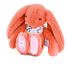 Peluche Lapin Fleurette terracotta 25 cm DC4298 Doudou et Compagnie 2
