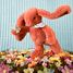 Peluche Lapin Fleurette terracotta 25 cm DC4298 Doudou et Compagnie 5