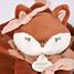 Doudou attache sucette Renard Mina DC4686 Doudou et Compagnie 4