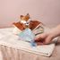Doudou attache sucette Renard Timo DC4692 Doudou et Compagnie 5