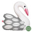 Coussin Ellen Cygne Blanc EFK119-008-019 Franck & Fischer 2