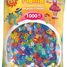 Sachet 1000 perles plastique Midi paillettes HAMA-207-54 Hama 2