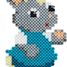 Sachet 1000 perles plastique Midi Bleu pétrole HAMA-207-83 Hama 3