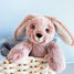 Peluche Lapin Rose Sweety Mousse 25 cm HO3007 Histoire d'Ours 2