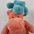 Peluche Hippo Hip Chic terracotta 40 cm HO3100 Histoire d'Ours 2