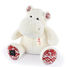 Peluche Hippo Hip Chic blanc 40 cm HO3202 Histoire d'Ours 1