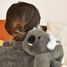 Peluche koala gris lesté 40 cm HO3365 Histoire d'Ours 4