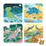 4 puzzles évolutifs Dinosaures J02541 Janod 3