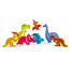 Chunky Puzzle Dinosaures J07054-4104 Janod 2