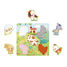 Puzzle tactile Ferme 5 pcs J07129 Janod 2
