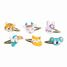 6 barrettes animaux pailletés à créer J07997 Janod 3