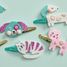 6 barrettes pailletées Little Pets à créer J09181 Janod 4