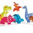 Chunky Puzzle Dinosaures J07054-4104 Janod 2