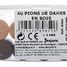Boîte 40 pions dames en bois JJ8985-5102 Jeujura 3