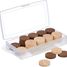 Boîte 40 pions dames en bois JJ8985-5102 Jeujura 1
