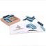 Coffret 40 planchettes bleu ciel et bleu foncé avec livre KABLBP21-4357 Kapla 4