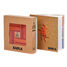 Coffret 40 planchettes rouges et orange avec livre d'art KARLRP22-4356 Kapla 2