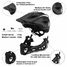 Casque vélo intégral noir rouge bleu M KMHFF08M Kiddimoto 2