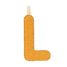 Lettre L jaune phosphorescente LL83874 Lilliputiens 1