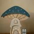 Lampe Veilleuse Maison Champignon bleu LL083-360 Little Lights 3