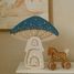 Lampe Veilleuse Maison Champignon bleu LL083-360 Little Lights 4