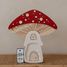 Lampe Veilleuse Maison Champignon rouge LL083-325 Little Lights 3