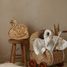 Lampe Veilleuse Cygne bois naturel LL050-000 Little Lights 5