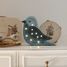 Lampe Veilleuse Oiseau Bleu Denim LL054-436 Little Lights 3