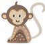 Lampe Veilleuse Singe Brun LL070-467 Little Lights 1