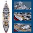 Model Bricks - Cuirassé Bismarck 2 en 1 SL-M38-B1102 Sluban 5
