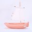 Bateau Le Misainier rose 22cm TI-N205-MISAINIER-ROSE Maison Tirot 2