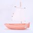 Bateau Le Misainier rose 22cm TI-N205-MISAINIER-ROSE Maison Tirot 2