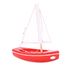 Bateau Le Sloop rouge 21cm TI-N202-SLOOP-ROUGE Maison Tirot 1