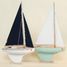 Voilier Le Beajour voile bleue 40cm TI-N702-BEAJOUR-VOILE-BLEUE-40 Maison Tirot 5