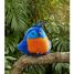 Peluche oiseau Perroquet royal 15 cm HO3438 Histoire d'Ours 8